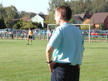 Face  Offendorf, Serge Zors coachera pour la dernire fois le onze mothernois.