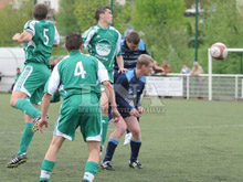 Match engag entre Lauterbourg et Rittershoffen qui tournera en faveur du leader Lauterbourg.