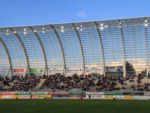 Les verts ont dcouvert le Stade de la Licorne  Amiens.