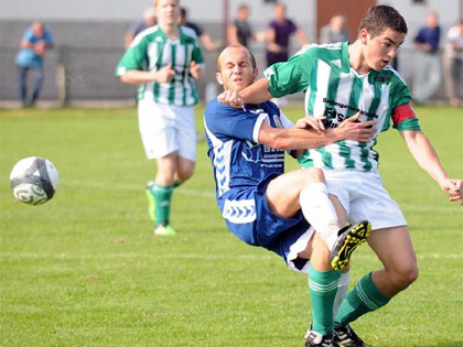 L'AS Hunspach ici en septembre dernier face  La Wantzenau a arrach le nul face au FC Mothern.