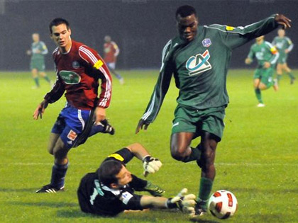 Asman Gngn et Oberlauterbach ont fait chut le FR Haguenau en coupe de France.