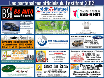 J-15 avant le dbut de l'dition 2012 du Festifoot, Festival du Football Amateur du FC Mothern.