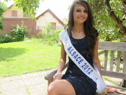 Emilie Koenig, Miss Alsace en  guest  au Festifoot 2012 !