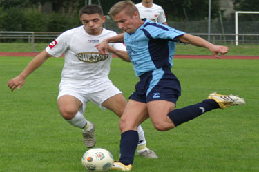 Manuel Schmaltz et l'quipe fanion face au FC Soufflenheim.